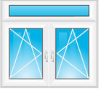 trojdilné okno se šloupkem