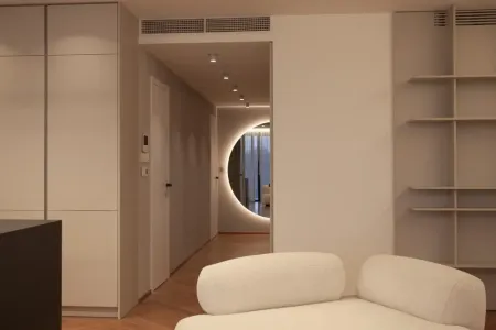 SIMPLY 1, Alpská bíla, reverzní dveře, klika MP-kování GORDO.